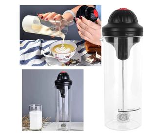 Dispozitiv spumare lapte, Electric, 450ml, Negru