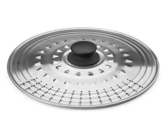 Ibili multifunkciós fedél, rozsdamentes acél, 30/32/34/36 cm, ezüst