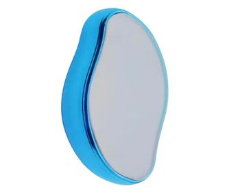 Dispozitiv de epilare prin frecare cu cristale culoare albastru