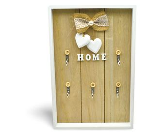 Кутия за ключове HOME със сърца