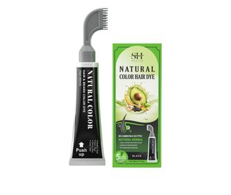 Gyors fekete hajszínező krém, UNISEX, Lágy növényi formula, Sevich by Verilaria, 80ml