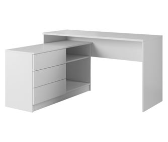 БЮРО, FURNLUX CLASSIC, TEO, 139x51x76cm, БЯЛ, ИНЖЕНЕРНА ДЪРВЕСИНА