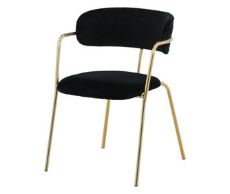 SZÉK, FURNLUX CLASSIC, ARROW, 58x61x79cm, FEKETE, TEXTIL