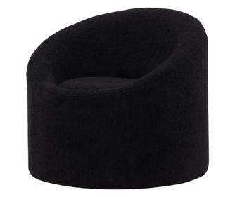 FOTEL, FURNLUX CLASSIC, WARREN, 81x82x72cm, FEKETE, TEXTIL