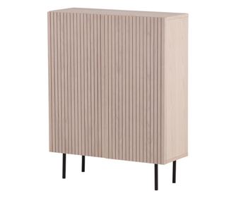 VITRIN, FURNLUX CLASSIC, BJÖRKÖN, 80x30x103cm, TERMÉSZETES, MŰFA