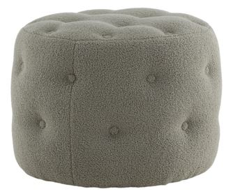 PUFF, FURNLUX CLASSIC, BENJAMIN, 55x55x44cm, SZÜRKE, TEXTIL