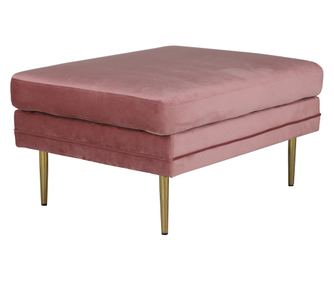 PUFF, FURNLUX CLASSIC, BOOM, 90x70x49cm, RÓZSASZÍN, TEXTIL