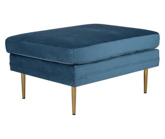 PUFF, FURNLUX CLASSIC, BOOM, 90x70x49cm, KÉK, TEXTIL