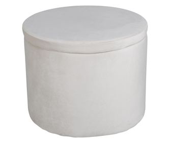 PUFF, FURNLUX CLASSIC, DUNKEN, 51x51x43cm, BÉZS, TEXTIL