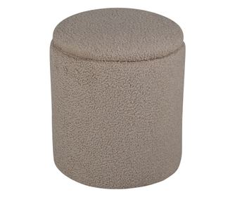 PUFF, FURNLUX CLASSIC, LIMPEN, 32x32x40cm, BÉZS, TEXTIL