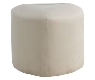 PUFF, FURNLUX CLASSIC, PEG, 46x46x41cm, FEHÉR, TEXTIL
