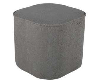 PUFF, FURNLUX CLASSIC, PIFF, 44x44x41cm, SZÜRKE, TEXTIL