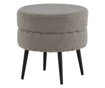 PUFF, FURNLUX CLASSIC, POT, 40x40x40cm, SZÜRKE, TEXTIL