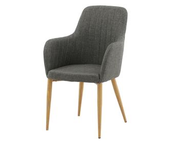 STOL, FURNLUX CLASSIC, COMFORT, 57x62x93cm, TEMNOSIVA, TEKSTIL