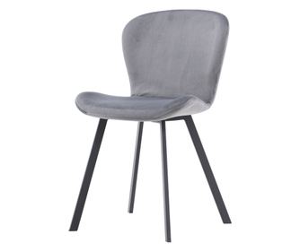 SZÉK, FURNLUX CLASSIC, LILJA, 48x50x80cm, SZÜRKE, TEXTIL