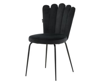 SZÉK, FURNLUX CLASSIC, LILLEHAMMER, 45x54x83cm, FEKETE, TEXTIL