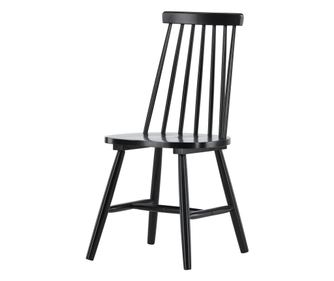 SZÉK, FURNLUX PREMIUM, LÖNNEBERGA, 43x50x88cm, FEKETE, TÖMÖR FA