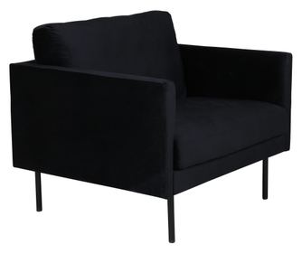FOTEL, FURNLUX CLASSIC, ZOOM, 95x84x80cm, FEKETE, TEXTIL