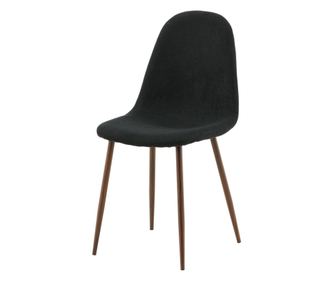 SZÉK, FURNLUX CLASSIC, POLAR, 44x53x87cm, FEKETE, TEXTIL