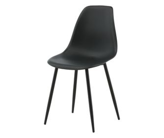 SZÉK, FURNLUX CLASSIC, POLAR, 46x58x81cm, FEKETE, MŰANYAG