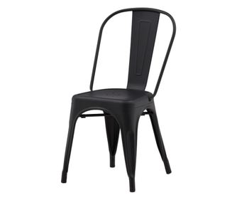 STOLICA, FURNLUX CLASSIC, TEMPE, 45x53x85cm, CRNA, METAL