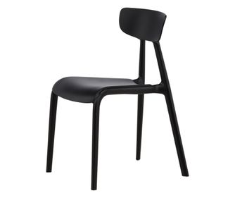 STOLICA, FURNLUX CLASSIC, URSHOLMEN, 49x54x80cm, CRNA, PLASTIČNI