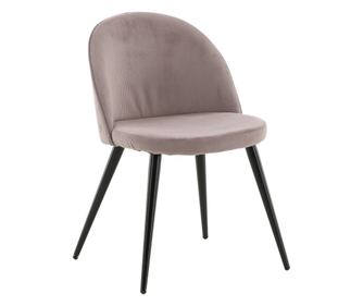 SZÉK, FURNLUX CLASSIC, VELVET, 50x57x77cm, RÓZSASZÍN, TEXTIL