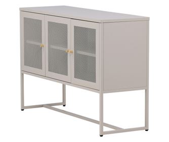 VITRIN, FURNLUX CLASSIC, MALLA, 120x40x80cm, BÉZS, FÉM