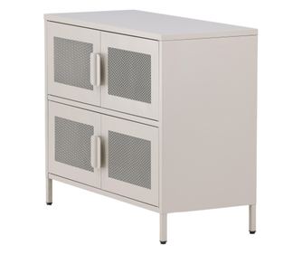 VITRINA, FURNLUX CLASSIC, NETT, 90x40x75cm, BEŽ, KOVINA
