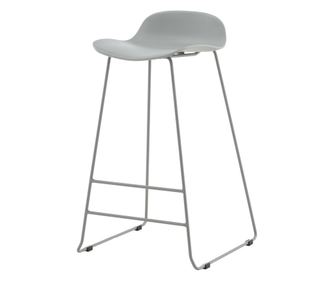 BARSKA STOLICA, FURNLUX CLASSIC, SEA, 50x42x87cm, SIVA, PLASTIČNI