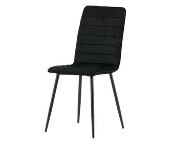 SZÉK, FURNLUX CLASSIC, WINDU, 43x49x94cm, FEKETE, TEXTIL