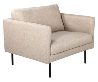 FOTEL, FURNLUX CLASSIC, ZOOM, 95x84x80cm, BÉZS, TEXTIL