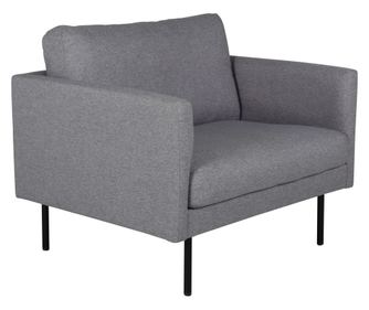 FOTEL, FURNLUX CLASSIC, ZOOM, 95x84x80cm, SZÜRKE, TEXTIL