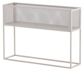FALI POLC, FURNLUX CLASSIC, NETZ, 110x30x80cm, BÉZS, FÉM