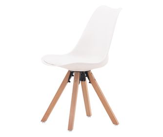 SZÉK, FURNLUX CLASSIC, ZENO, 48x56x84cm, FEHÉR, MŰANYAG