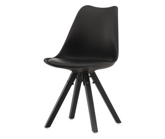 SZÉK, FURNLUX CLASSIC, ZENO, 48x56x84cm, FEKETE, MŰANYAG