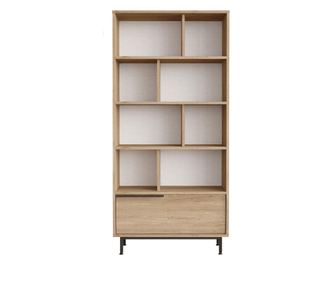 VITRIN, FURNLUX CLASSIC, OCEAN, 84x30x176cm, TERMÉSZETES, MŰFA