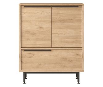 TÁLALÓSZEKRÉNY, FURNLUX CLASSIC, OCEAN, 75x36x90cm, TERMÉSZETES, MŰFA