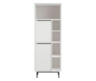 VITRIN, FURNLUX CLASSIC, OCEAN, 60x36x162cm, FEHÉR, MŰFA
