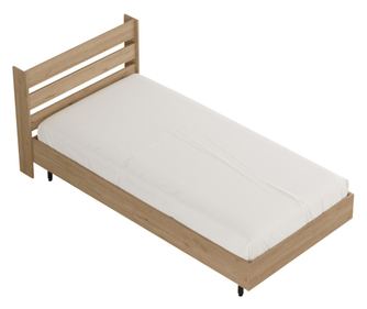 ÁGYKERET, FURNLUX CLASSIC, OCEAN, 206x109x86cm, TERMÉSZETES, MŰFA