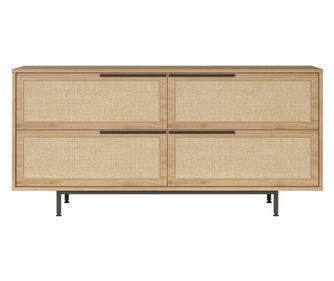 KONZOL, FURNLUX CLASSIC, OCEAN, 160x45x74cm, VILÁGOSBEIGE, MŰFA