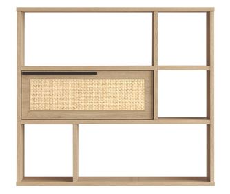 FALI POLC, FURNLUX CLASSIC, OCEAN, 90x22x81cm, VILÁGOSBEIGE, MŰFA