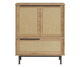 TÁLALÓSZEKRÉNY, FURNLUX CLASSIC, OCEAN, 75x36x90cm, VILÁGOSBEIGE, MŰFA