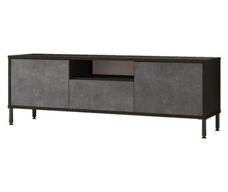 TV-ÁLLVÁNY, FURNLUX CLASSIC, LUVIO, 140x36x46cm, SZÜRKE, MŰFA