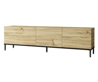 TV-ÁLLVÁNY, FURNLUX CLASSIC, LUVIO, 170x36x46cm, TERMÉSZETES, MŰFA