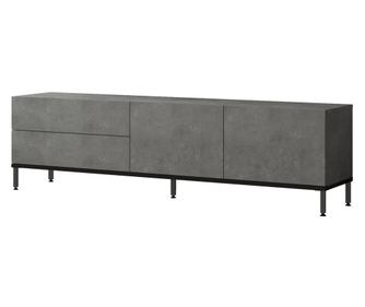 TV-ÁLLVÁNY, FURNLUX CLASSIC, LUVIO, 170x36x46cm, SZÜRKE, MŰFA