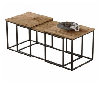 DOHÁNYZÓASZTAL, FURNLUX CLASSIC, VOYAGE, 90x45x45cm, TERMÉSZETES, MŰFA