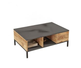 DOHÁNYZÓASZTAL, FURNLUX CLASSIC, ROYAL, 90x60x33cm, TERMÉSZETES, MŰFA