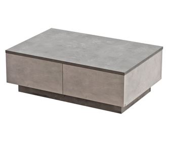 DOHÁNYZÓASZTAL, FURNLUX CLASSIC, LUVIO, 90x60x32cm, SZÜRKE, MŰFA