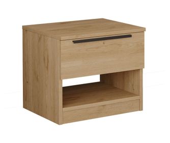 ÉJJELISZEKRÉNY, FURNLUX CLASSIC, LOREL, 50x42x45cm, TERMÉSZETES, MŰFA